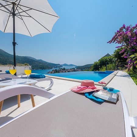 Villa Mardia- Sea View Infinity Pool Built 2023 Zaton  Bagian luar foto